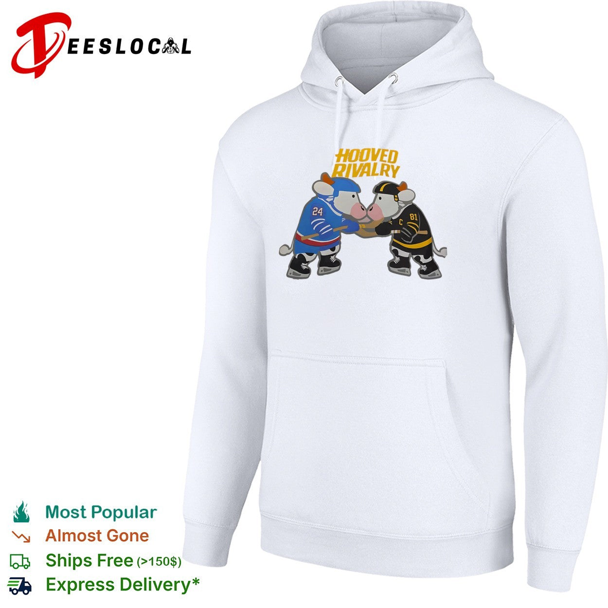 Cow Hooved Rivalry hockey shirt