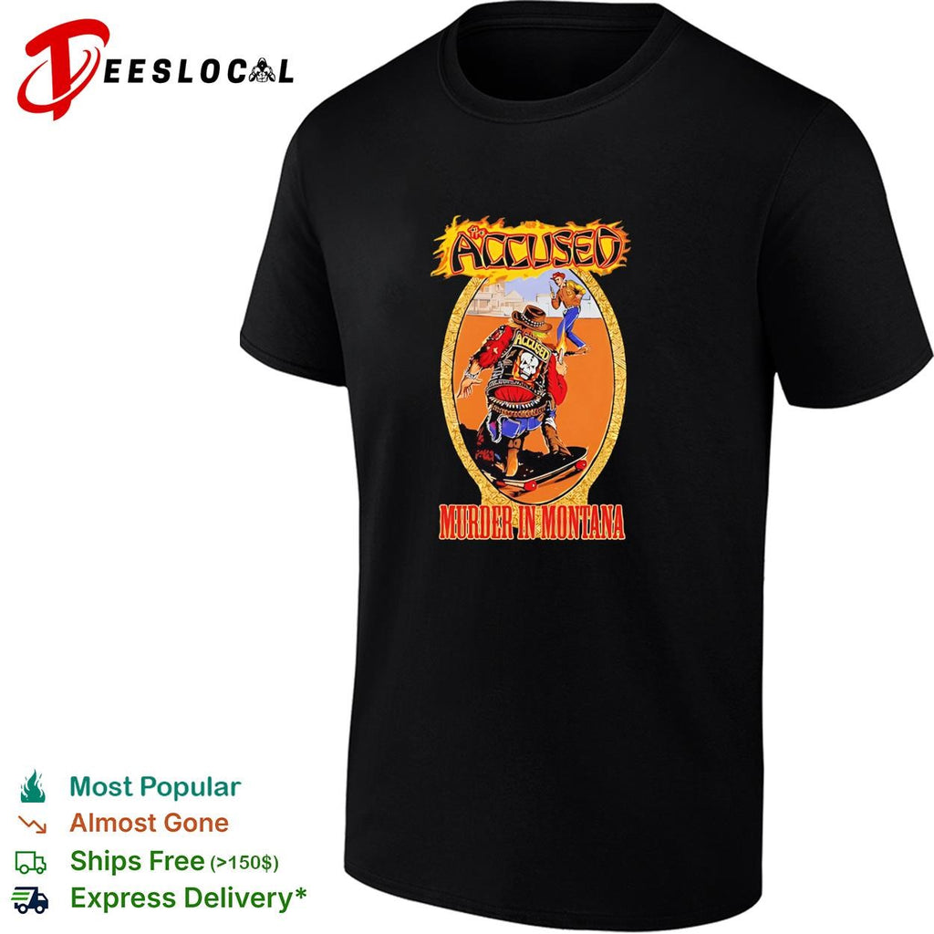 Cowboy the acclised murder in montana vintage shirt