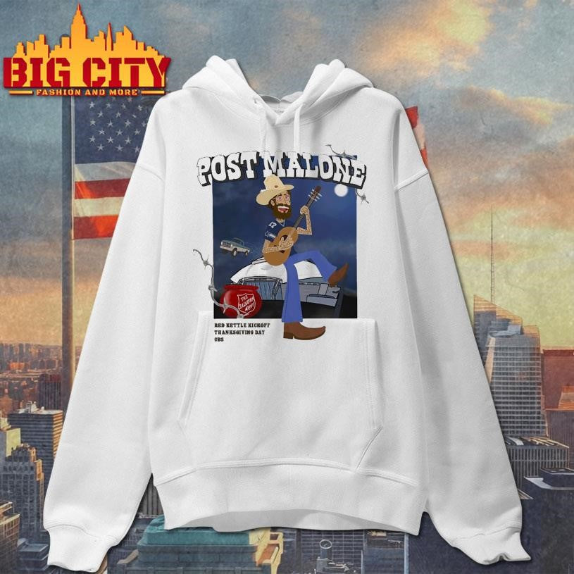 Cowboys Post Malone Red Kettle Kickoff Thanksgiving Day Shirt