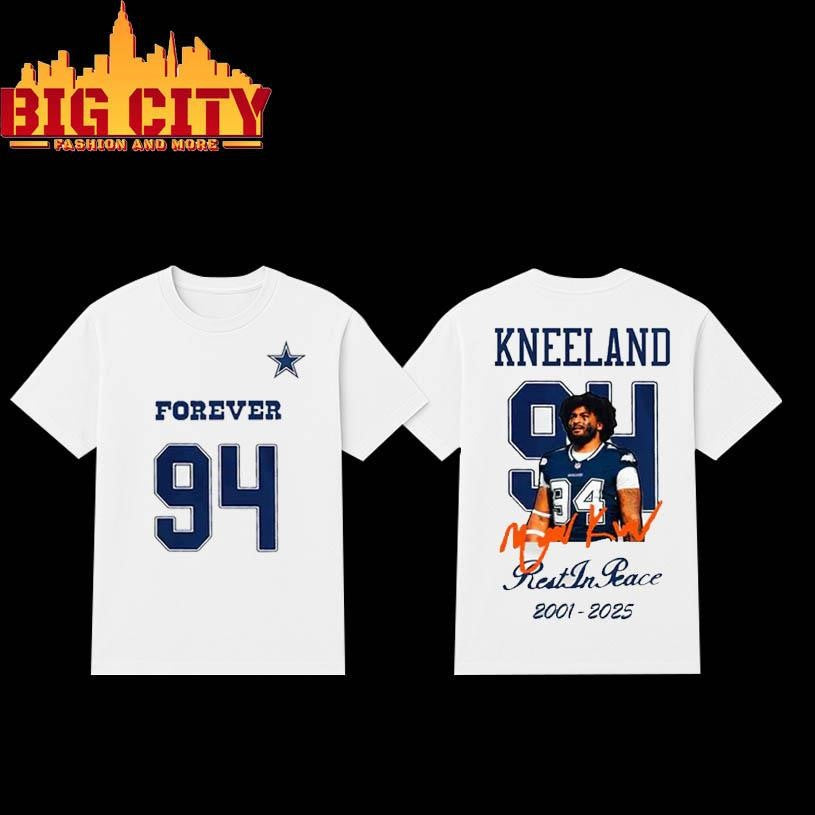 Cowboys Rest In Peace Kneeland Forever 94 Two Sided Shirt