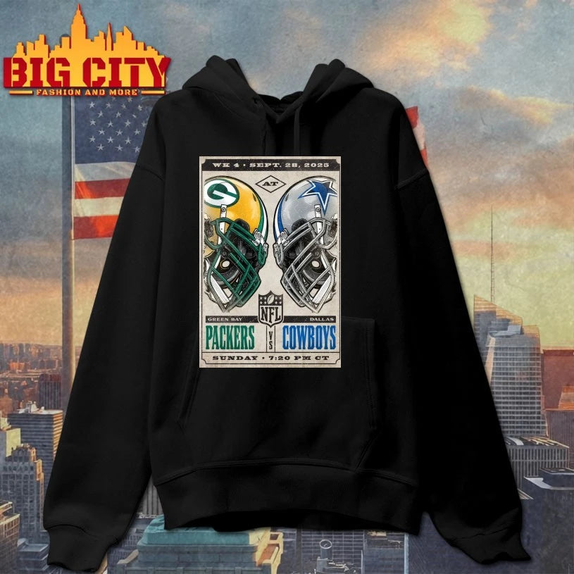 Cowboys Vs Packers AT And T Stadium Arlington, TX Sept 28 2025 Poster shirts
