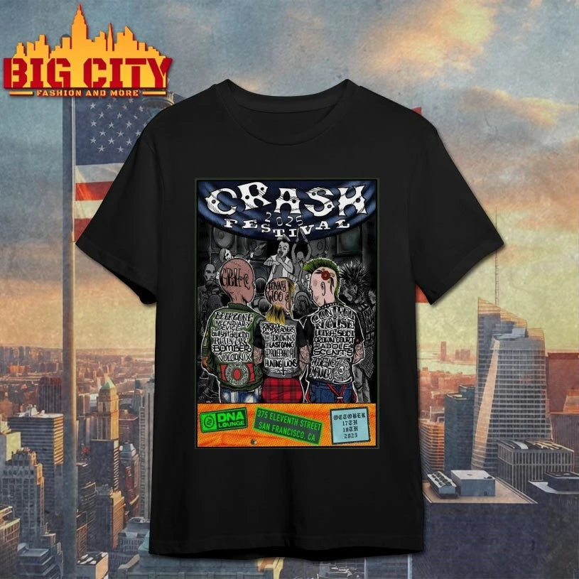 Crash Festival DNA Lounge On Oct 17-18 2025 Poster shirt