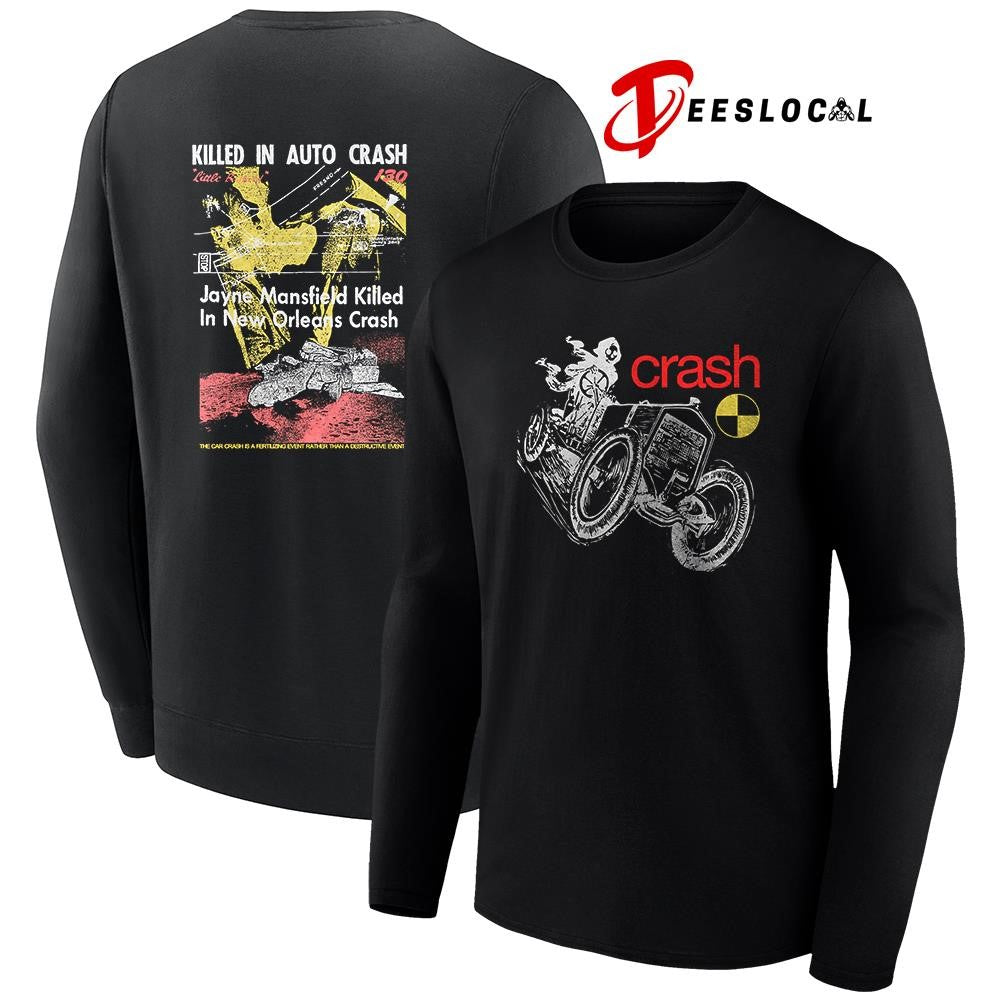 Crash film star James Dean killed in auto crach shirt
