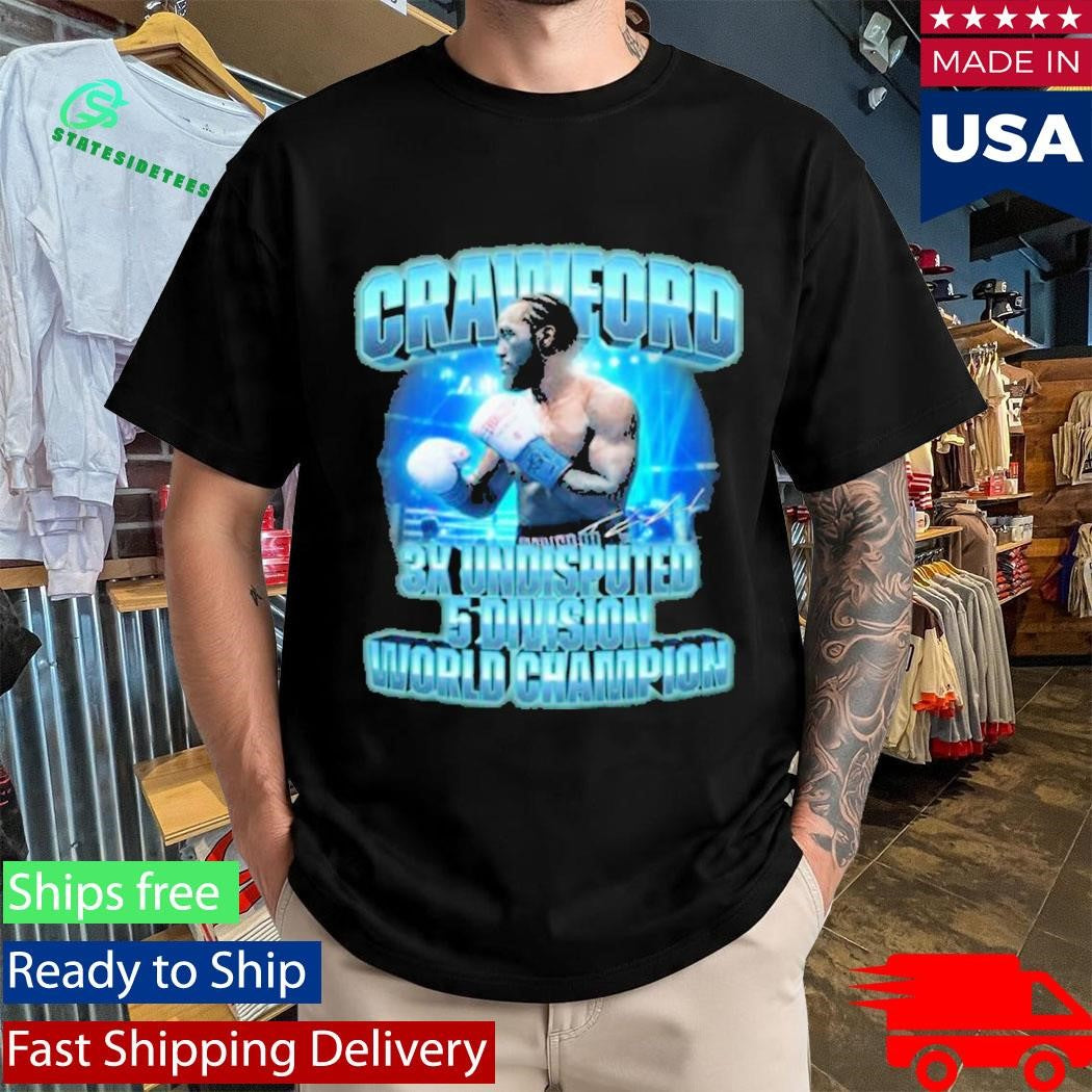 Crawford 3X Undisputed 5-Division World Champion Shirt
