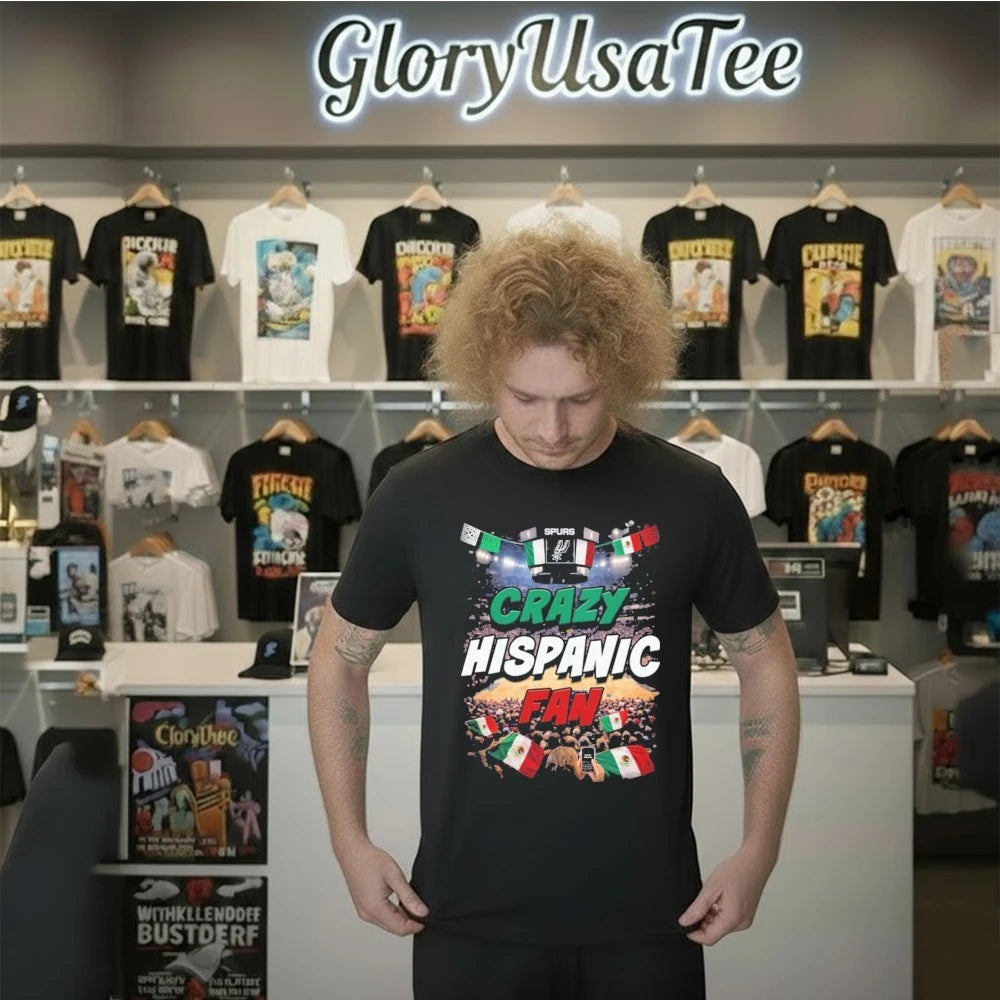 Crazy Hispanic Fan Graphic Shirt