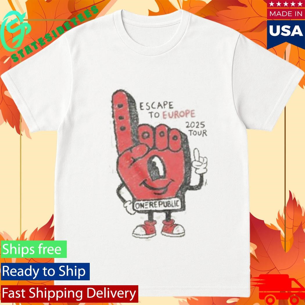 Cream Foam Finger Tour Shirt