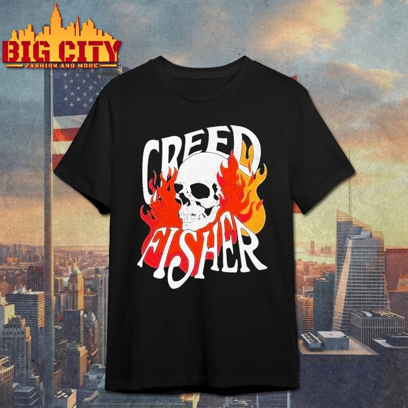 Creed Fisher Skull Flames Shirt
