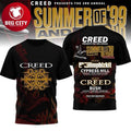 Creed Summer Of 99 And Beyond Festival Two Sided Shirt