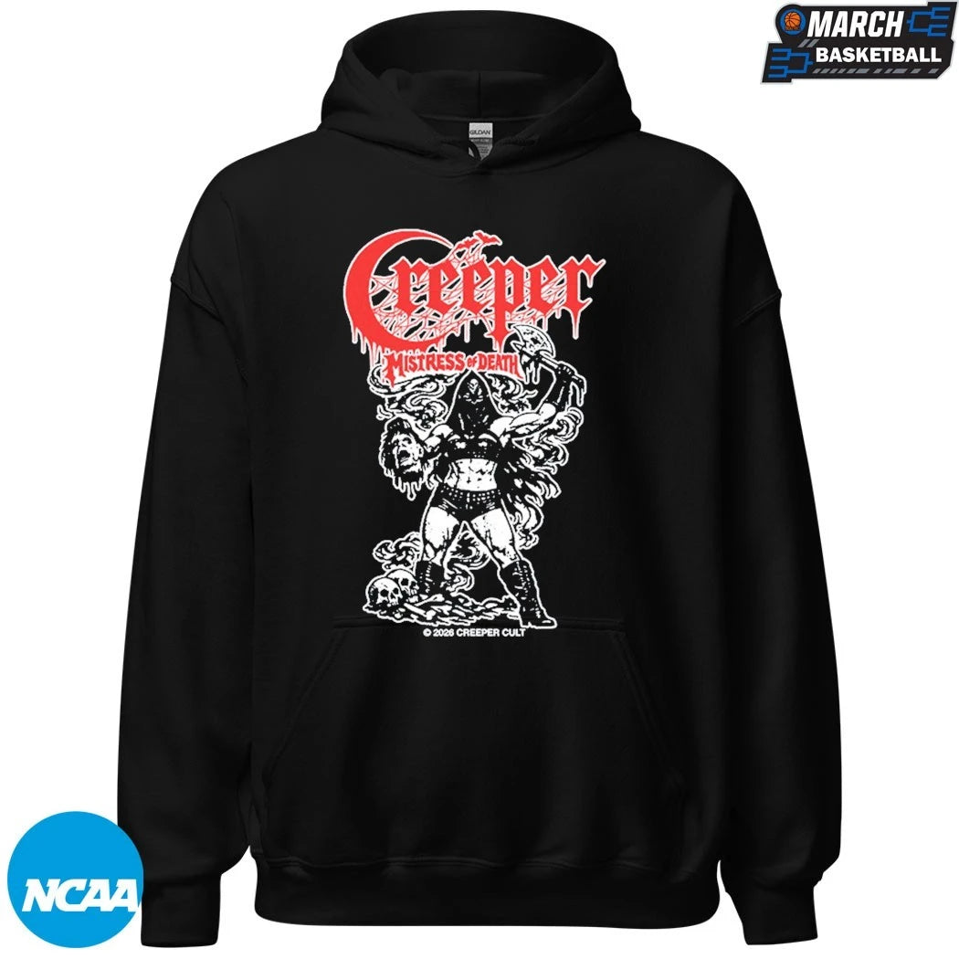 Creeper Mistress Of Death End Of Winter T-shirts