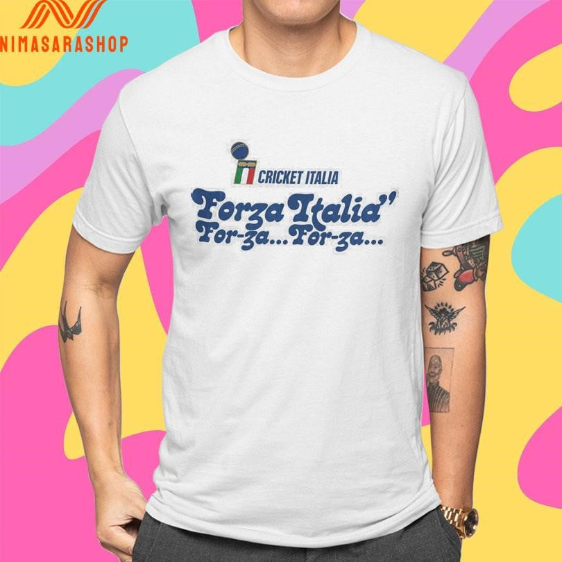 Cricket Italia Forza Italia For-za For-za Shirts