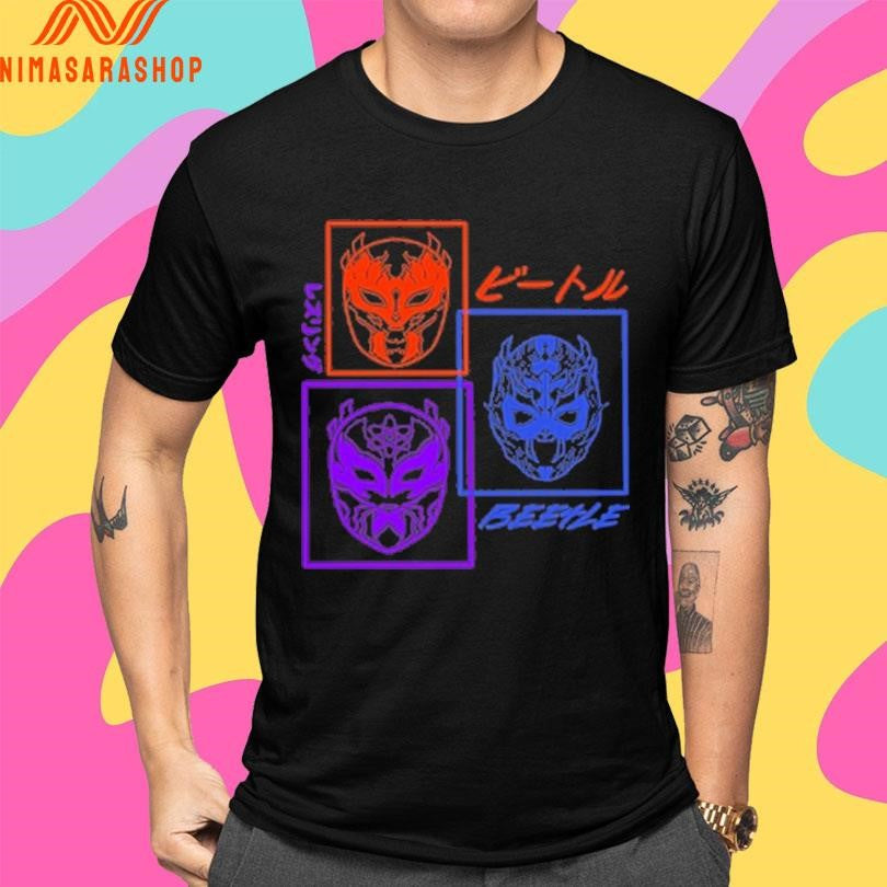 Crimson Beetle 3 Faces Of Beetle Shirts