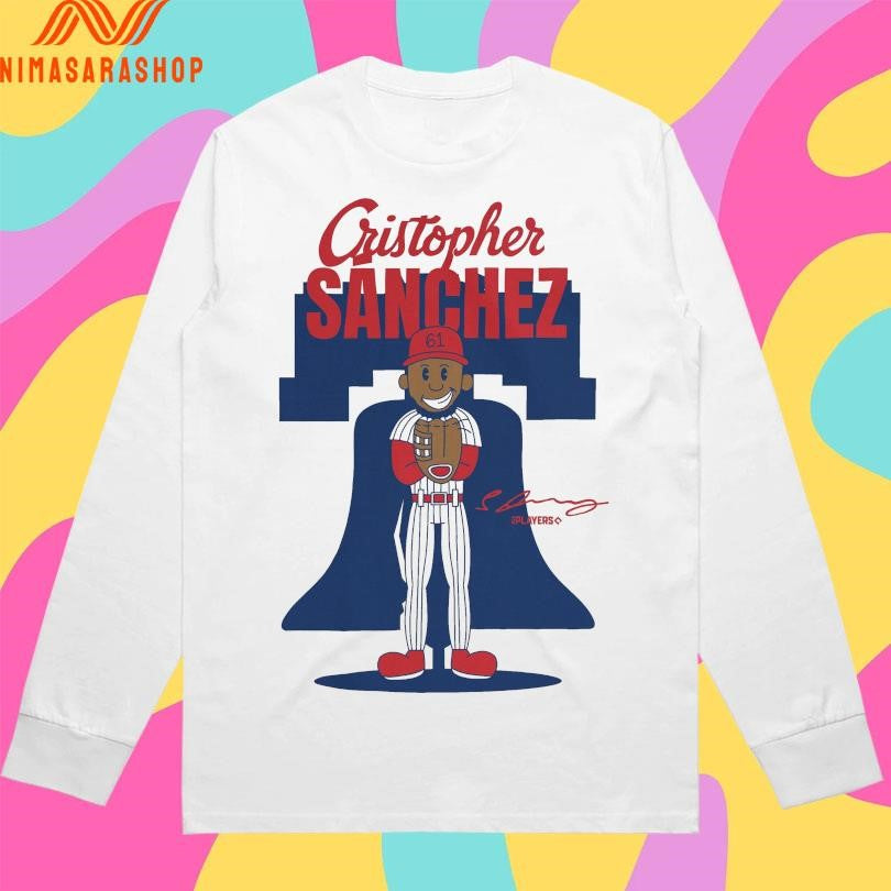 Cristopher Sanchez Philadelphia Phillies Superstar Cartoon 2025 Shirts