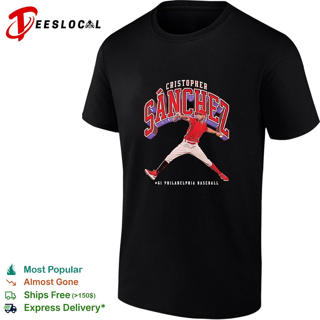 Cristopher Sanchez Philadelphia baseball number 61 shirt