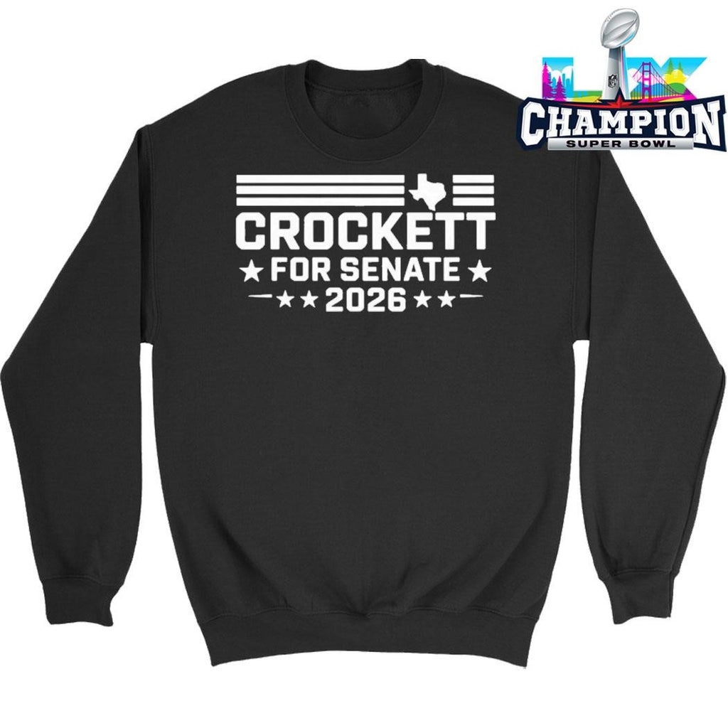Crockett For Senate 2026 Shirt