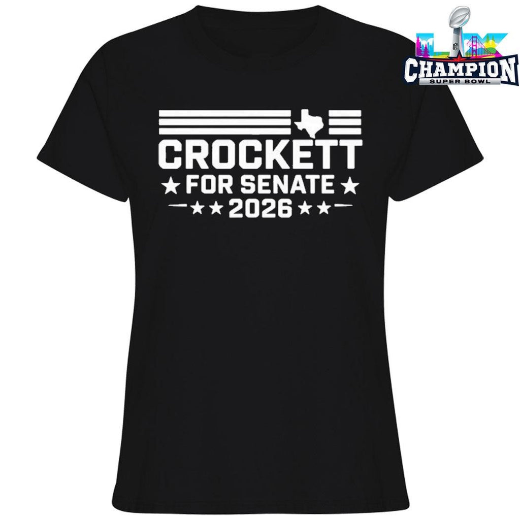 Crockett For Senate 2026 Shirt
