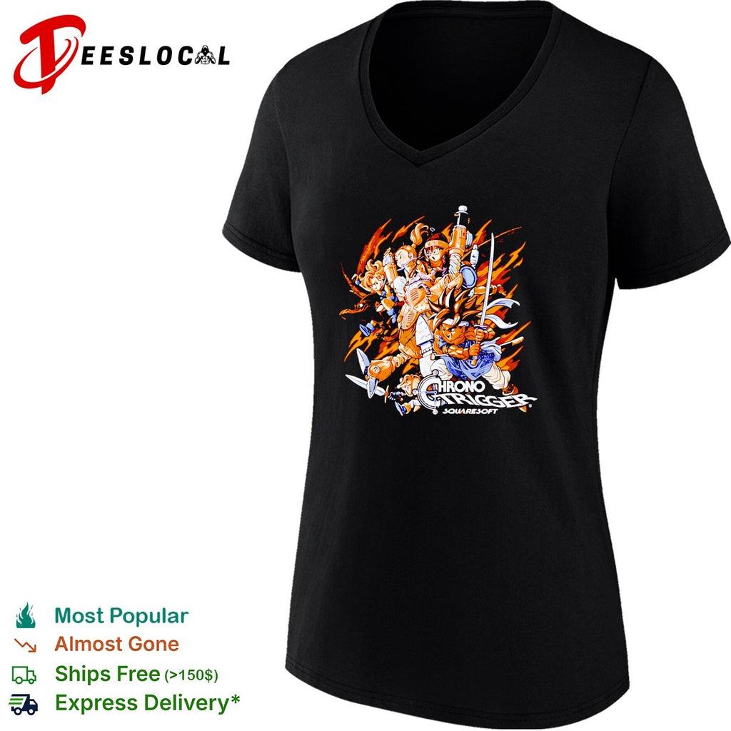 Crono Marle Lucca Robo Frog Ayla Magus Chrono Trigger Squaresoft shirt