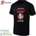 Crossed out virtual idol Christian moms against anime shirt