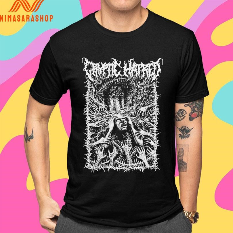 Cryptic Hatred Internal Torment B And W Shirts