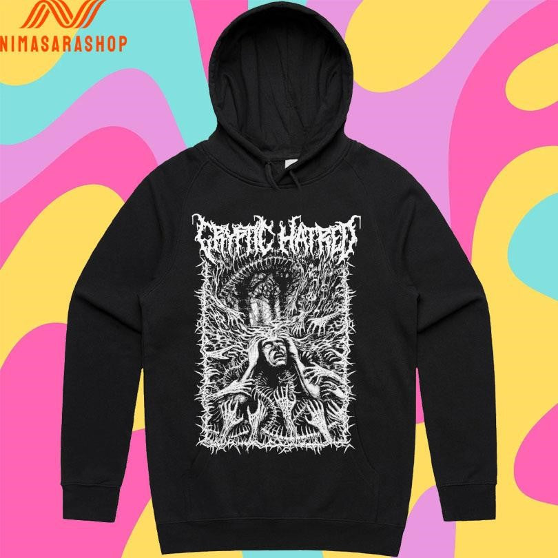 Cryptic Hatred Internal Torment B And W Shirts