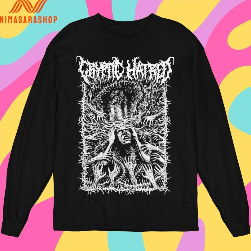 Cryptic Hatred Internal Torment B And W Shirts