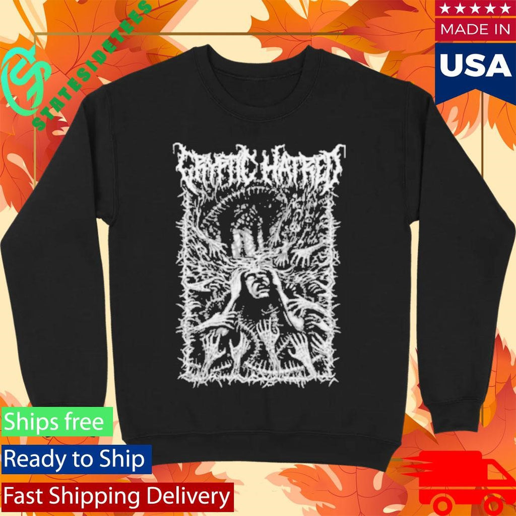 Cryptic Hatred Internal Torment B&amp;W T-Shirt