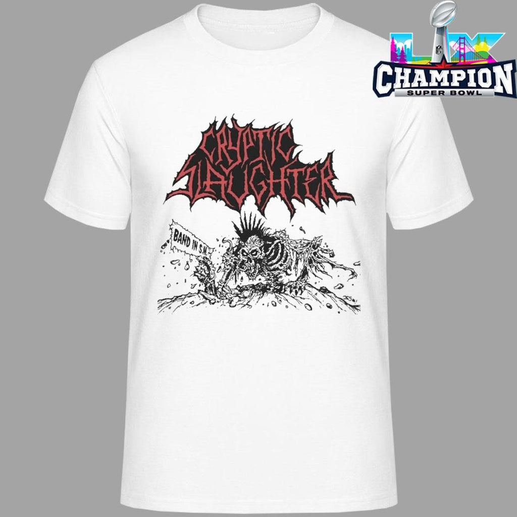 Cryptic Slaughter Band In Sm Shirt