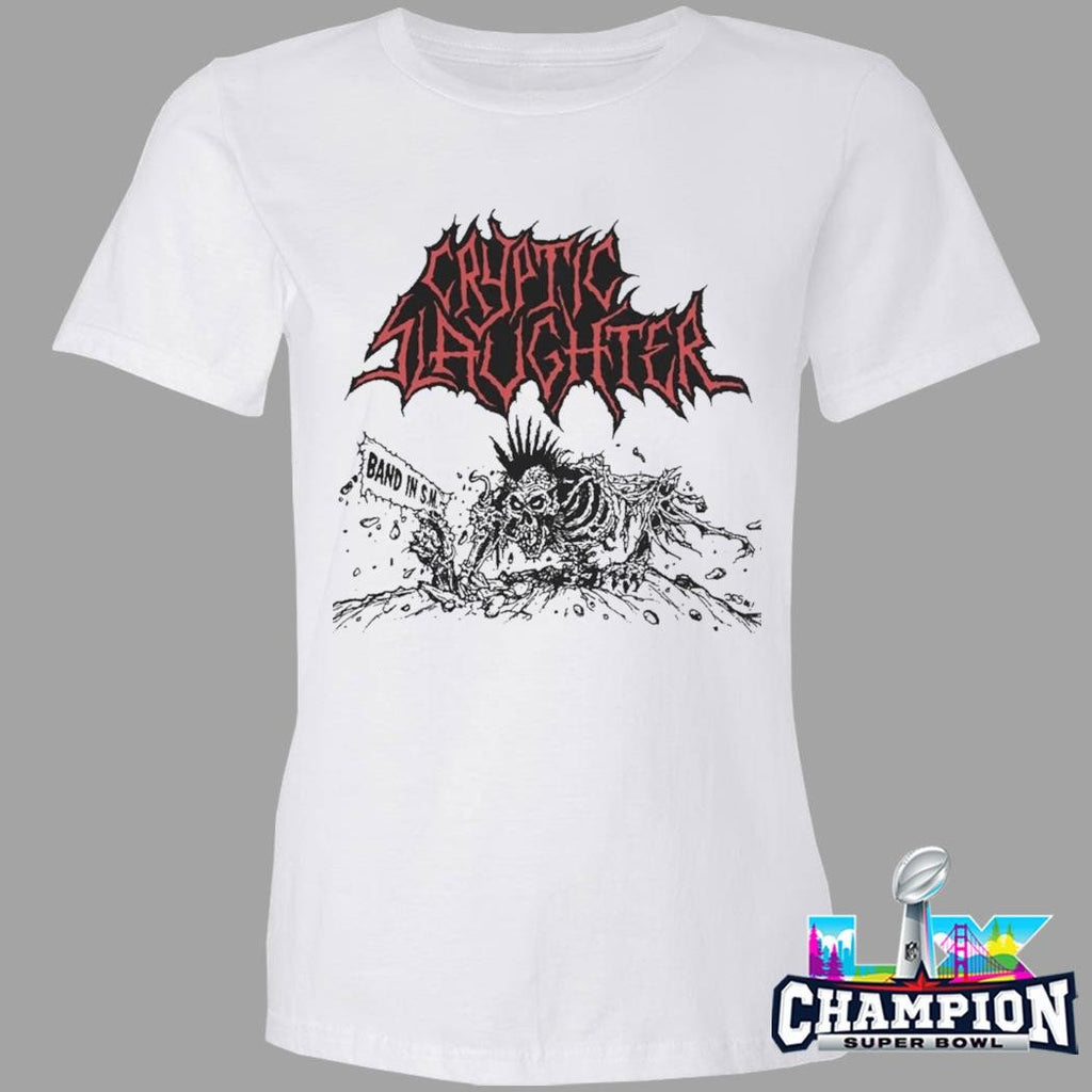 Cryptic Slaughter Band In Sm Shirt