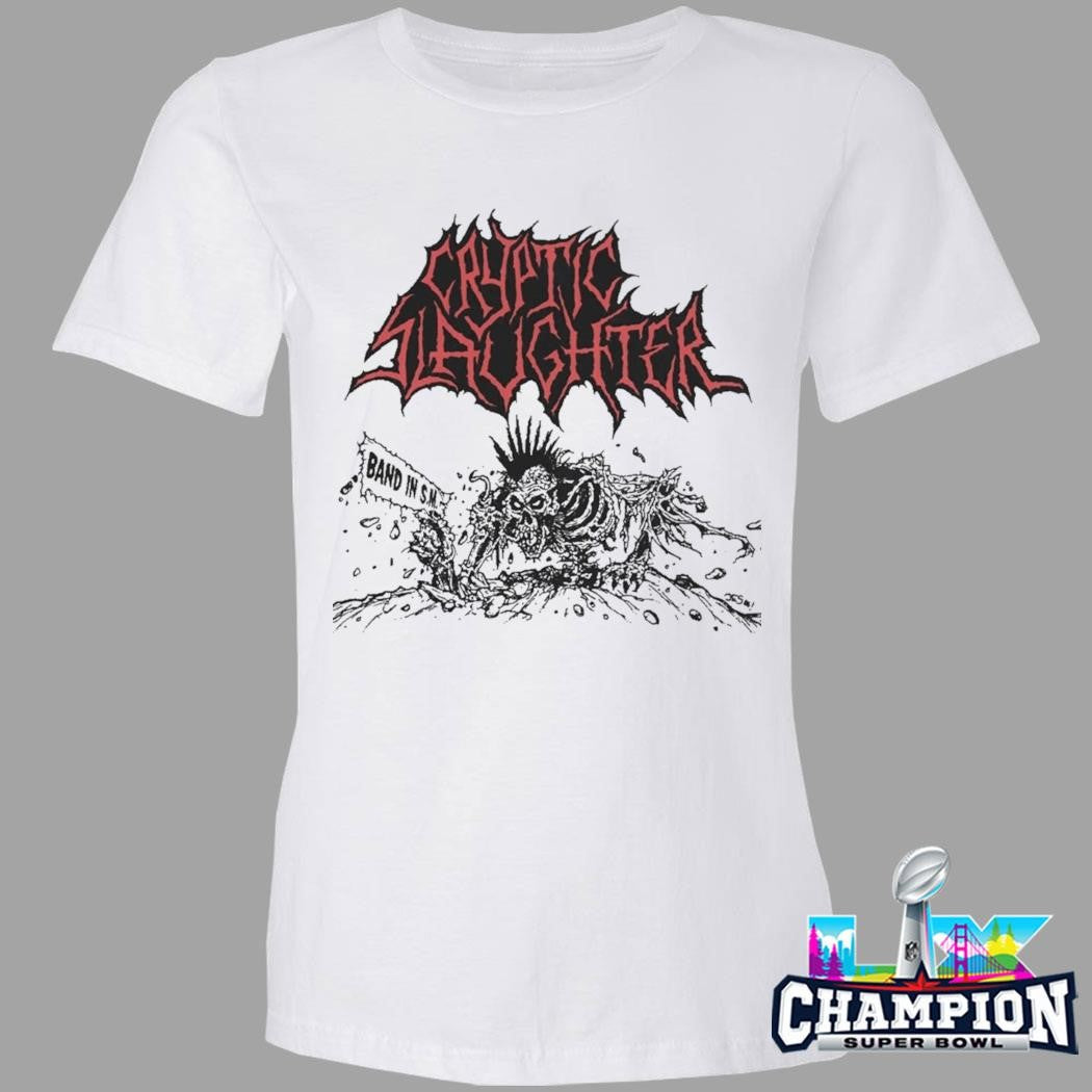 Cryptic Slaughter Band In Sm Shirt