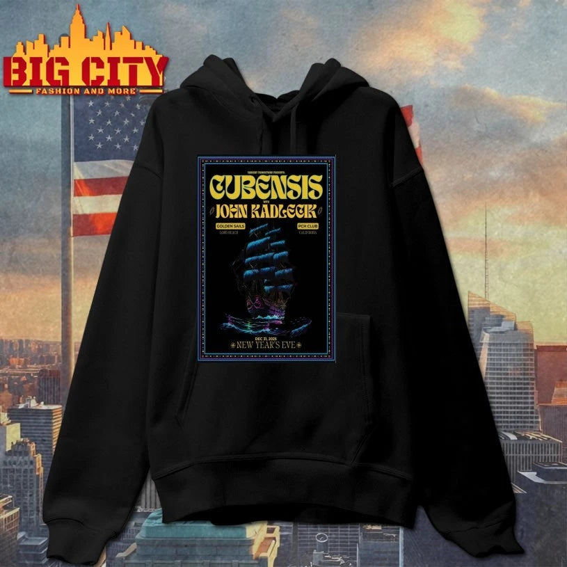 Cubensis Golden Sails Long Beach Poster Shirt