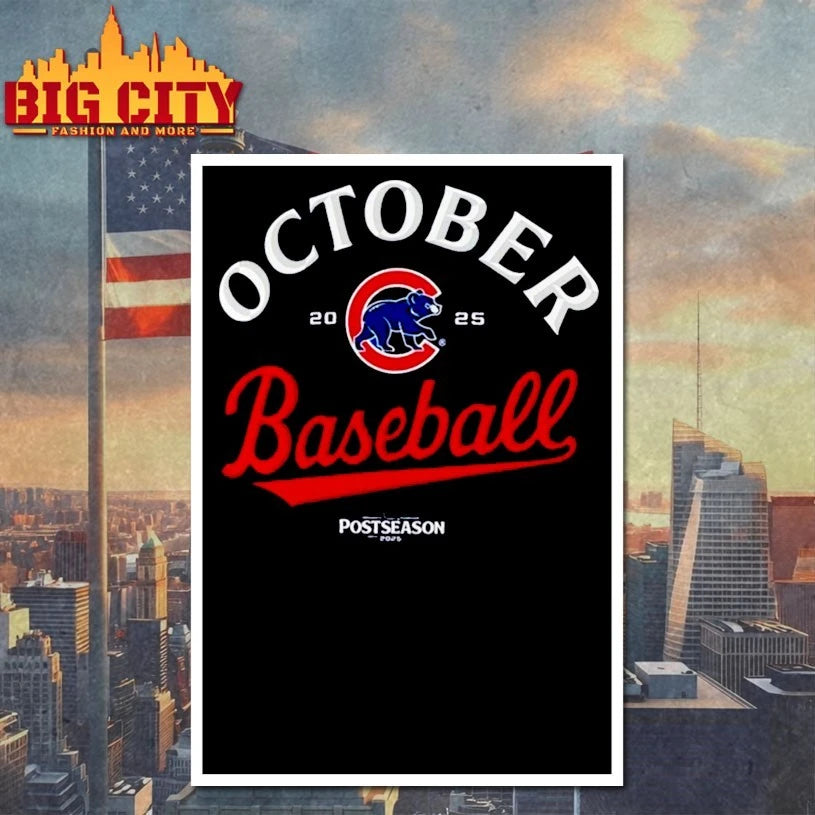 Cubs 2025 October Baseball shirts