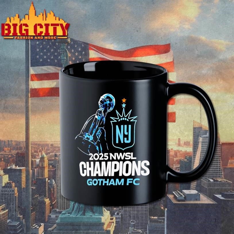 Cup Gotham FC 2025 NWSL Champions shirt