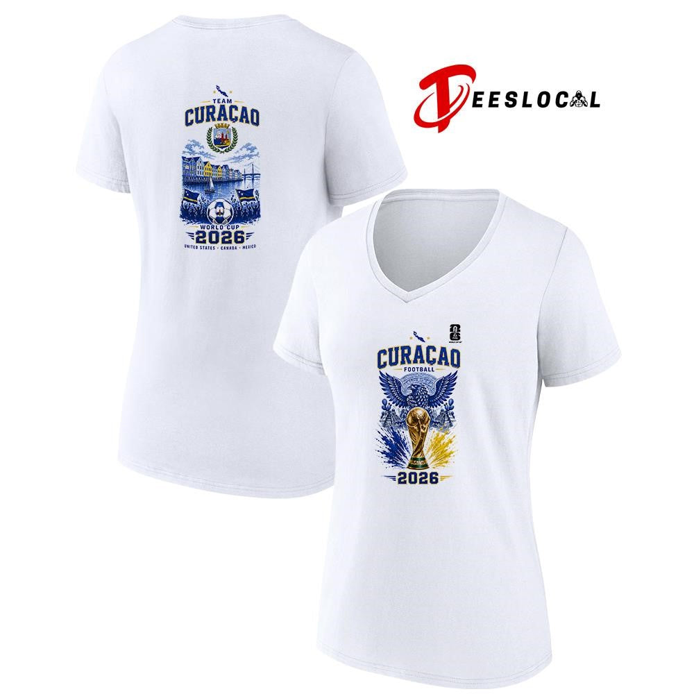 Curaçao World Cup trophy graphic shirt