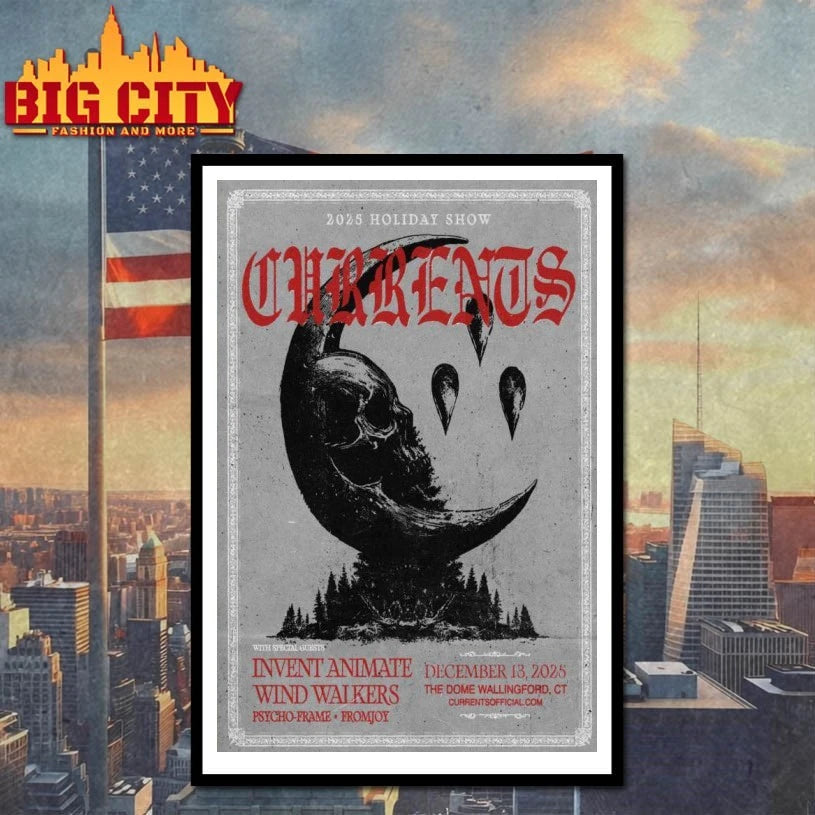 Currents Band December 13 2025 Holiday Show In The Dome Wallingford CT Poster shirt