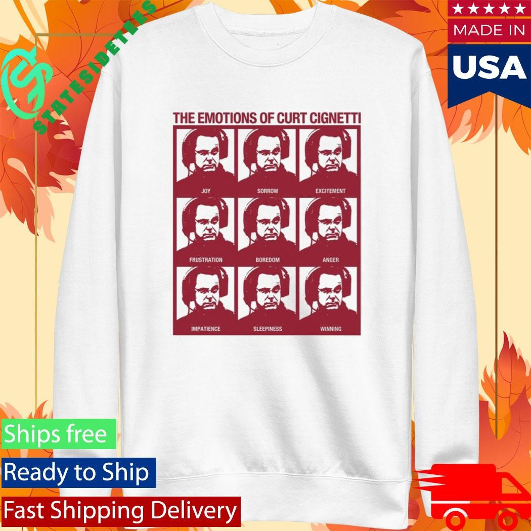 Curt Cignetti The Emotions Of Curt Cignetti Shirt