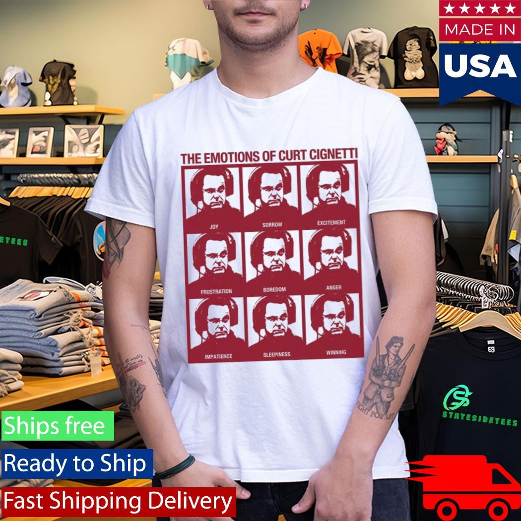 Curt Cignetti The Emotions Of Curt Cignetti Shirt