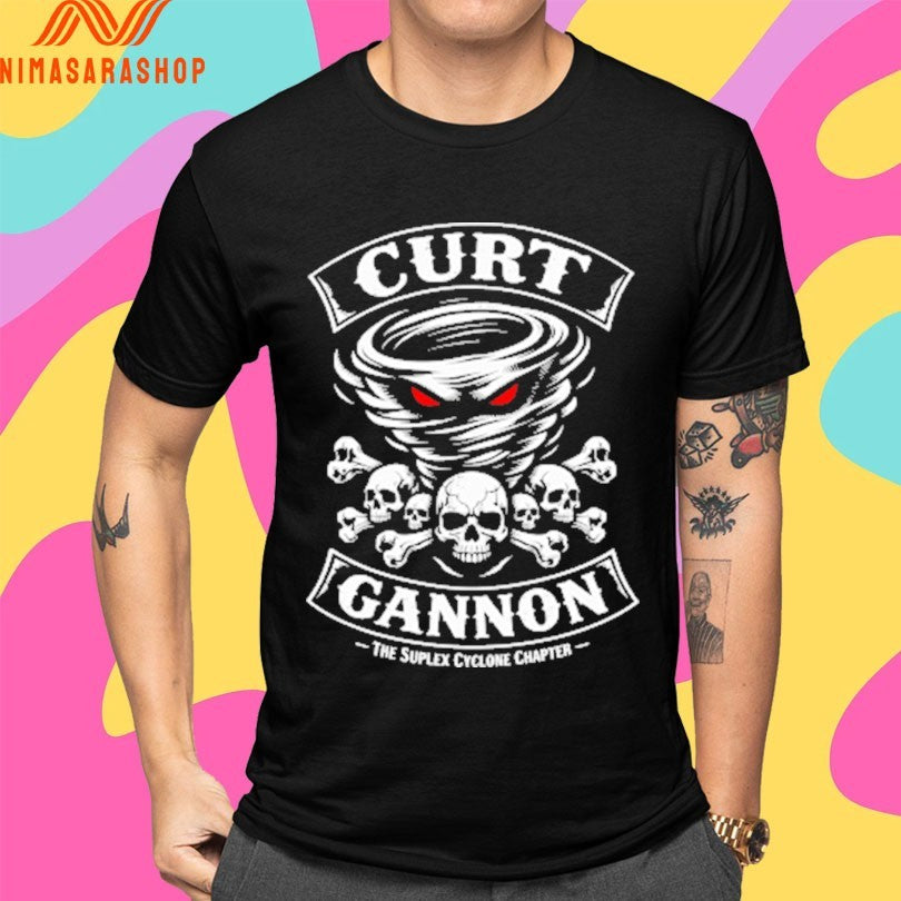 Curt Gannon The Suplex Cyclone Chapter Shirts