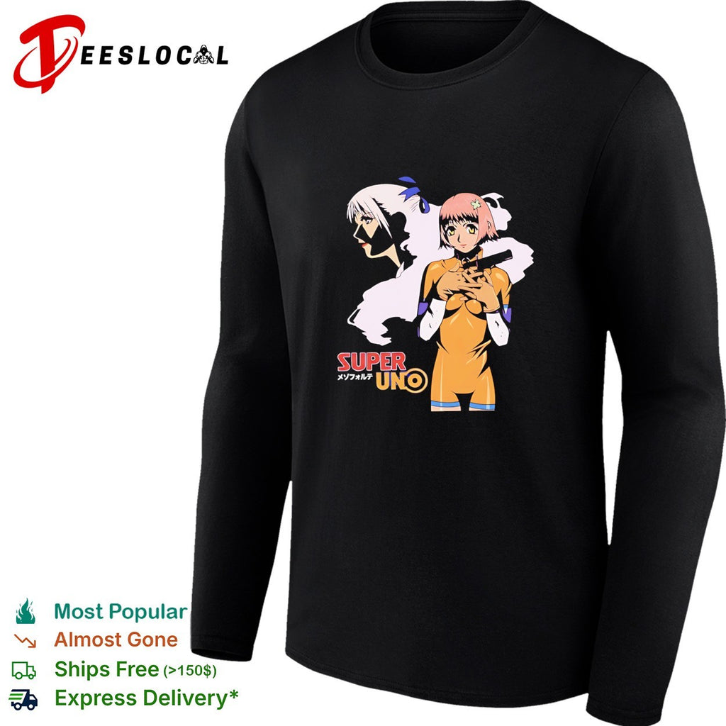 Cute Mezzo Forte holding pistol retro shirt