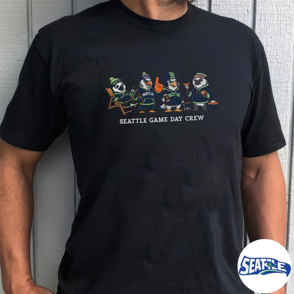 Cute Seattle Game Day Crew Seattle Fan Trendy Go Hawks shirt