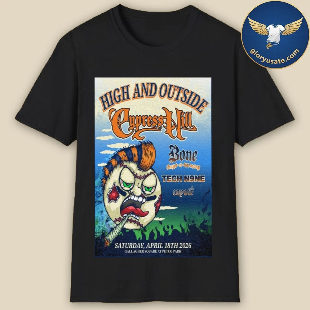 Cypress Hill Apr 18 2026 Gallagher Square At Petco Park Poster Shirt