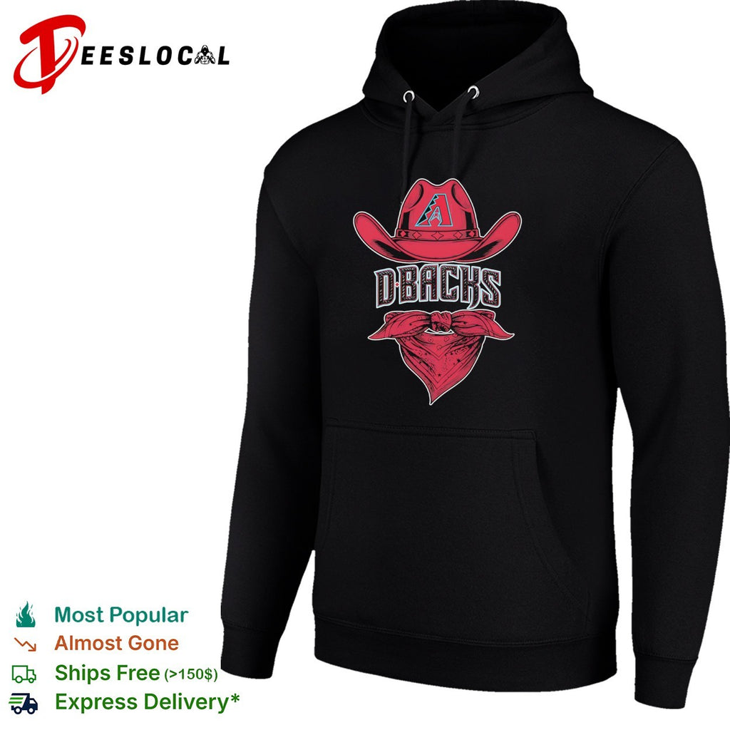 D-Backs Arizona Diamondbacks MLB Cowboy Hat and Bandana Baseball shirt