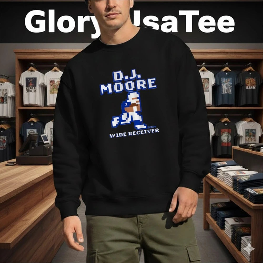 D.J. Moore Retro Baller Wide Receiver Shirt
