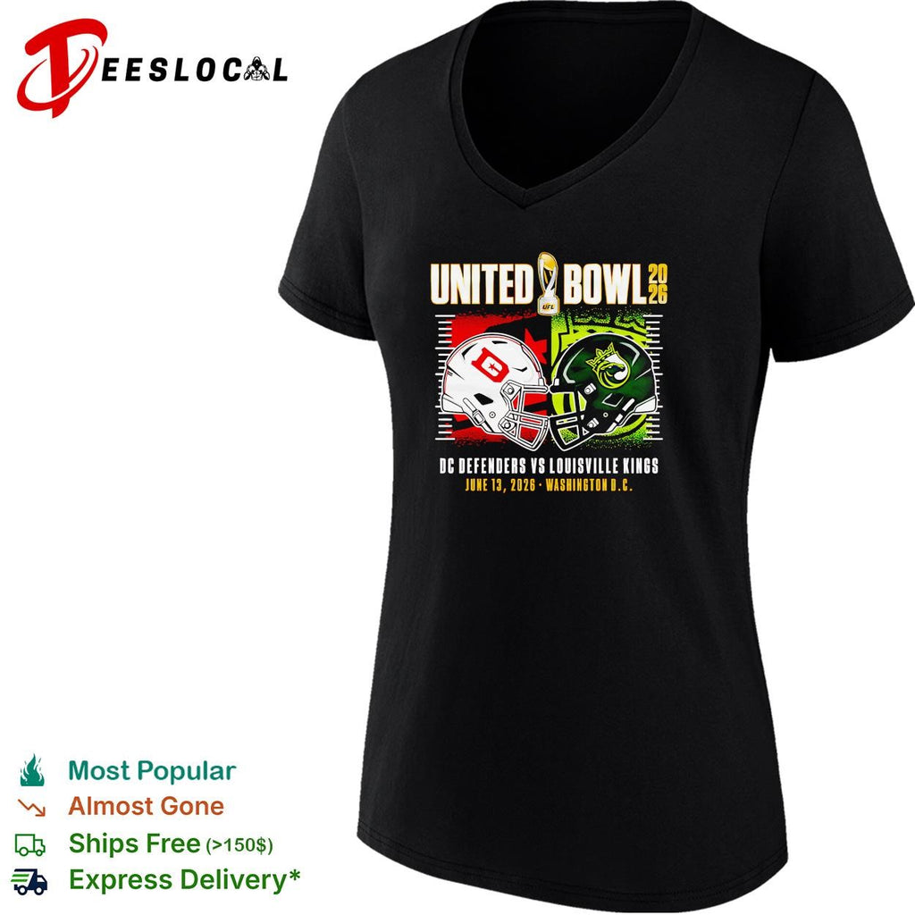 DC Defenders vs Louisville Kings United Bowl 2026 June 13 UFL shirt