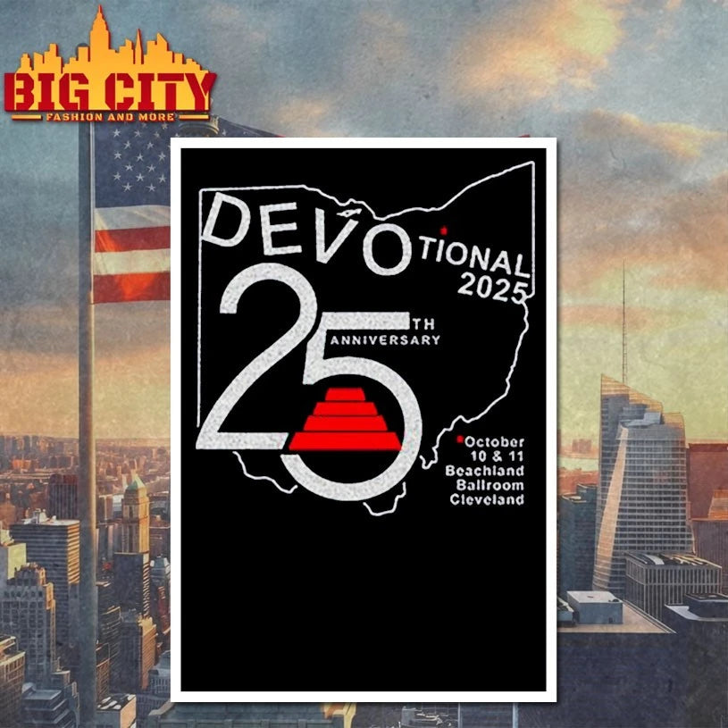 DEVO Tour Cleveland, Ohio Oct 10 &amp; 11, 2025 shirt