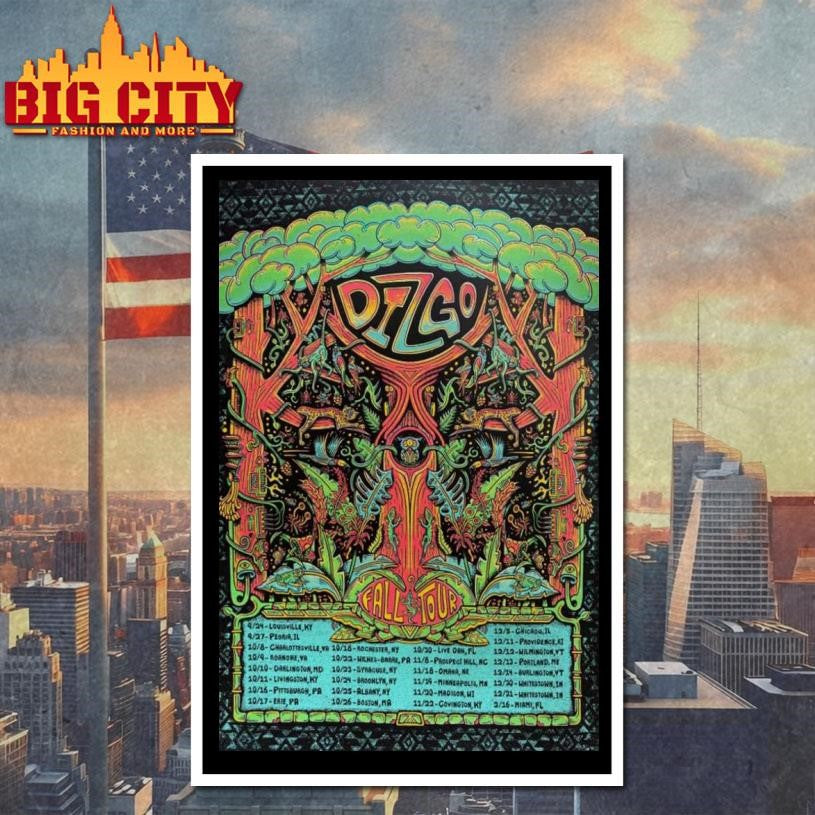 DIZGO Fall 2025 Concert Poster Shirt