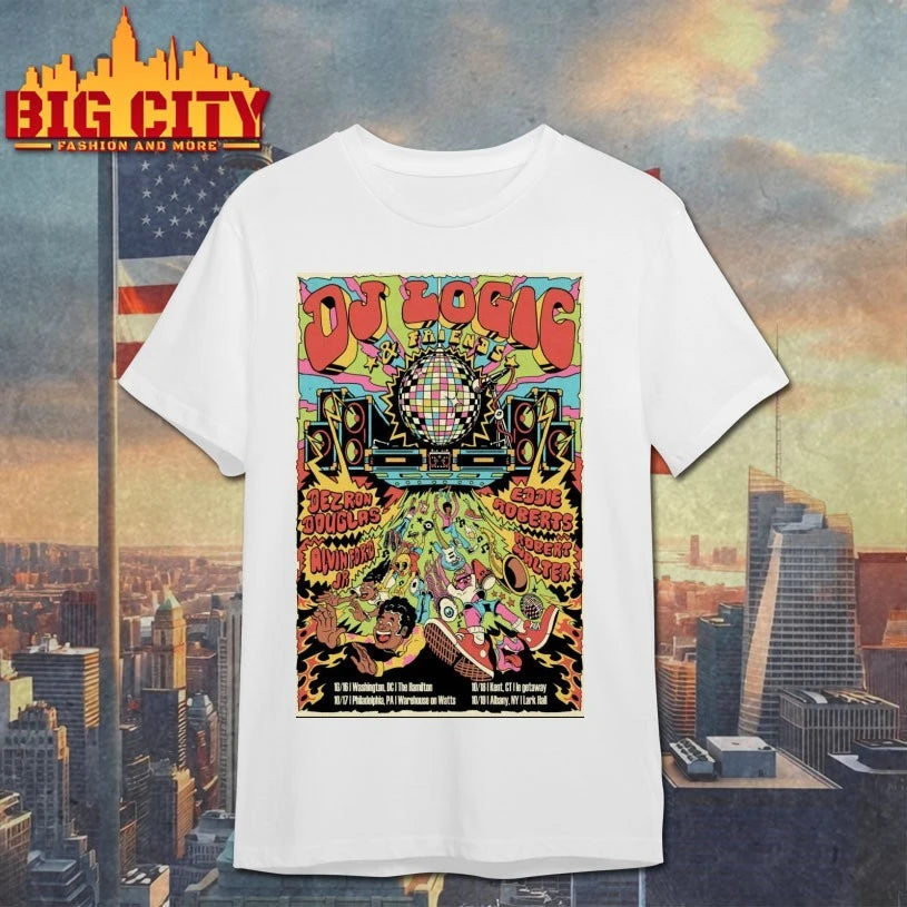 DJ Logic &amp; Friends Tour October 2025 Poster shirt