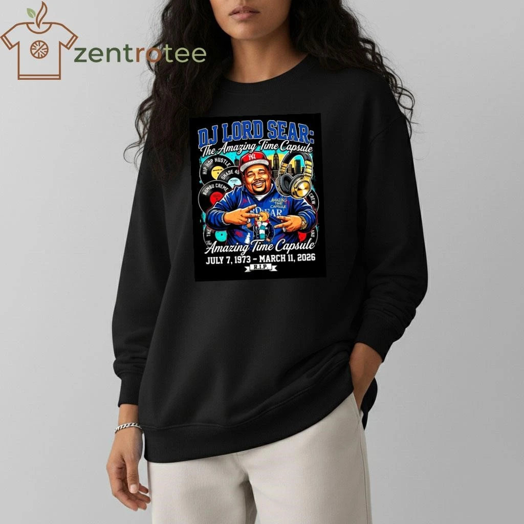 DJ Lord Sear Tribute Vintage T-Shirt – The Amazing Time Capsule 1973-2026