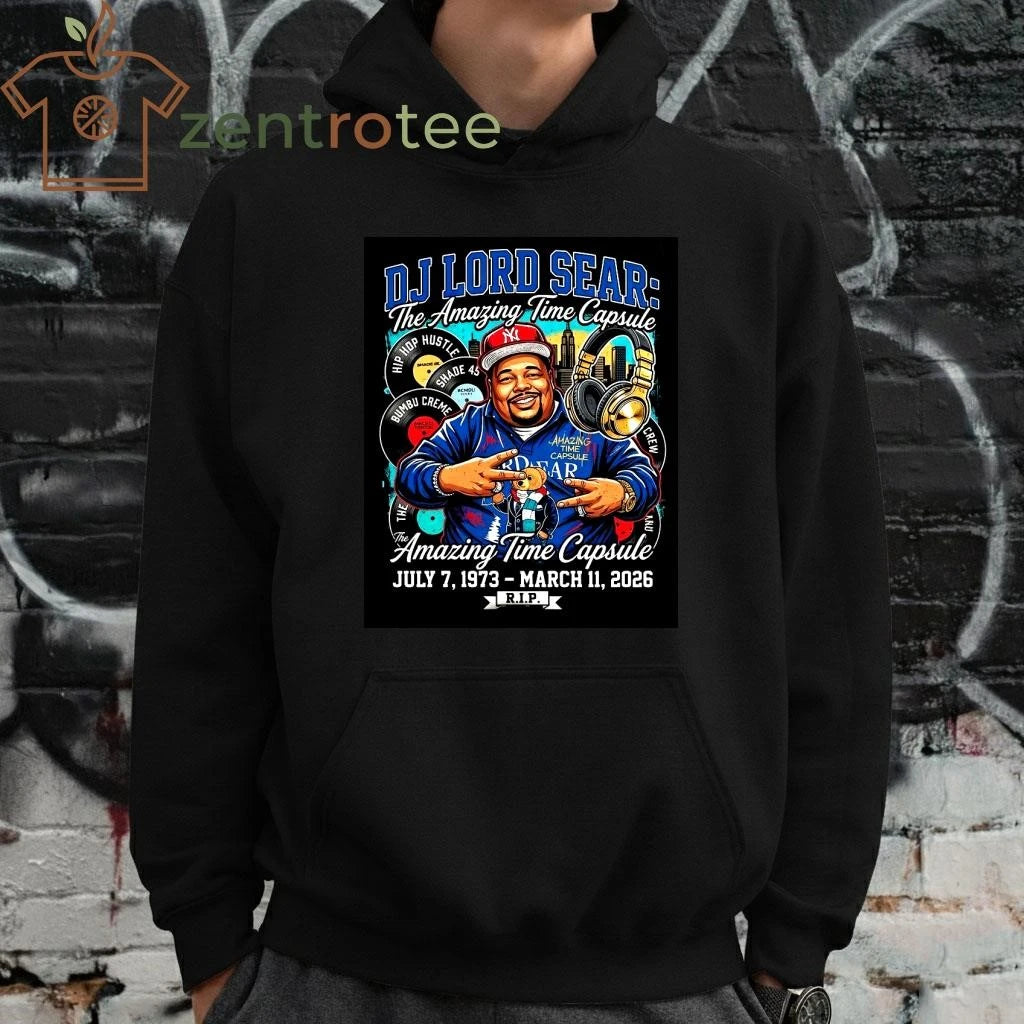 DJ Lord Sear Tribute Vintage T-Shirt – The Amazing Time Capsule 1973-2026
