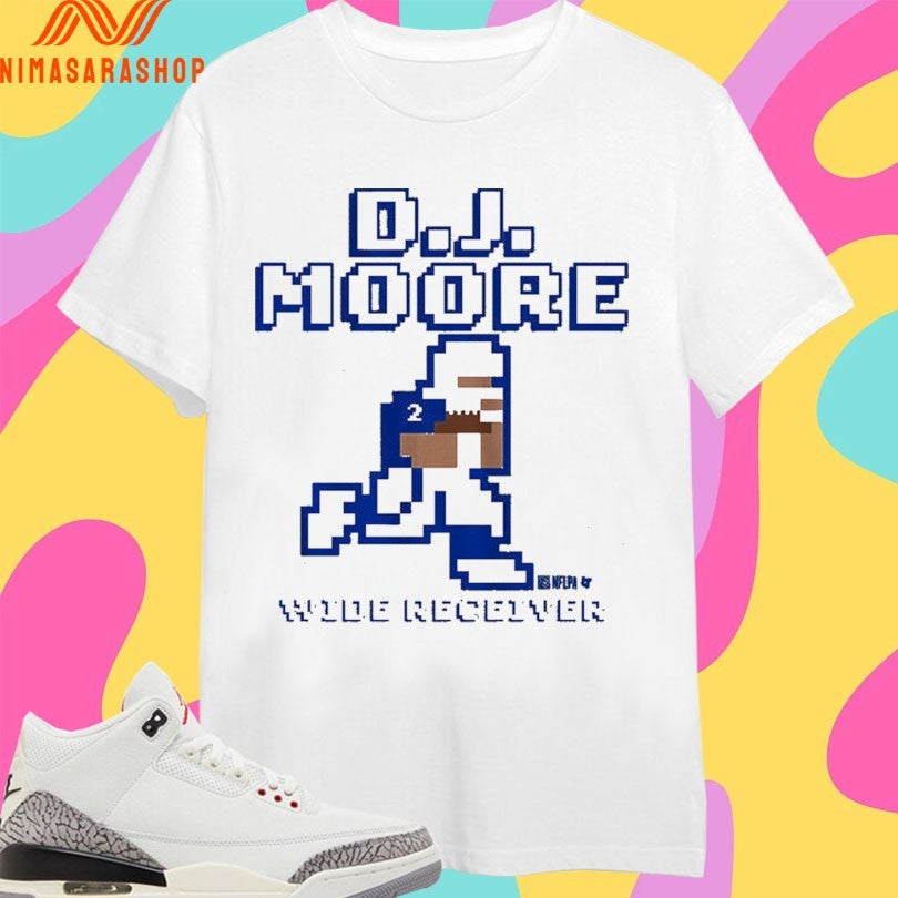 DJ Moore Wide Receiver Retro Baller Shirts