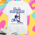 DJ Moore Wide Receiver Retro Baller Shirts