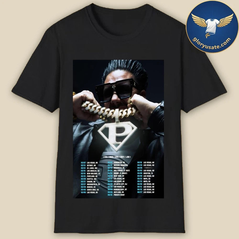 DJ Pauly D Fall Tour 2026 Poster Shirt